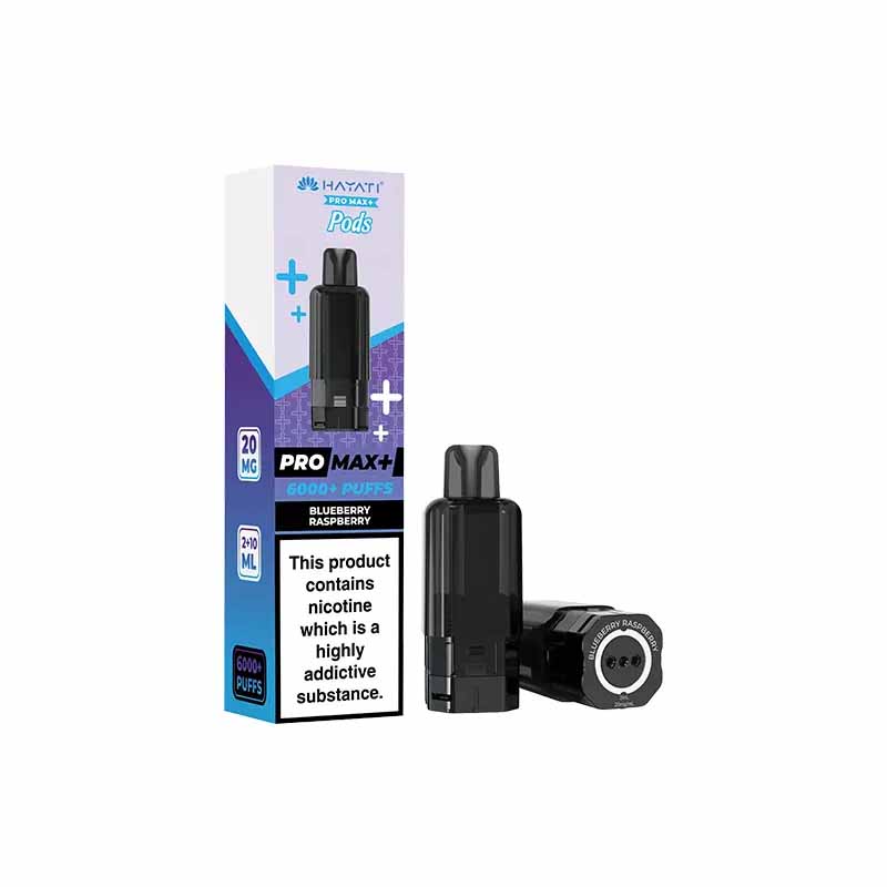 Hayati Pro Max 6K Prefilled Replacement Pod, Blueberry Raspberry Flavour