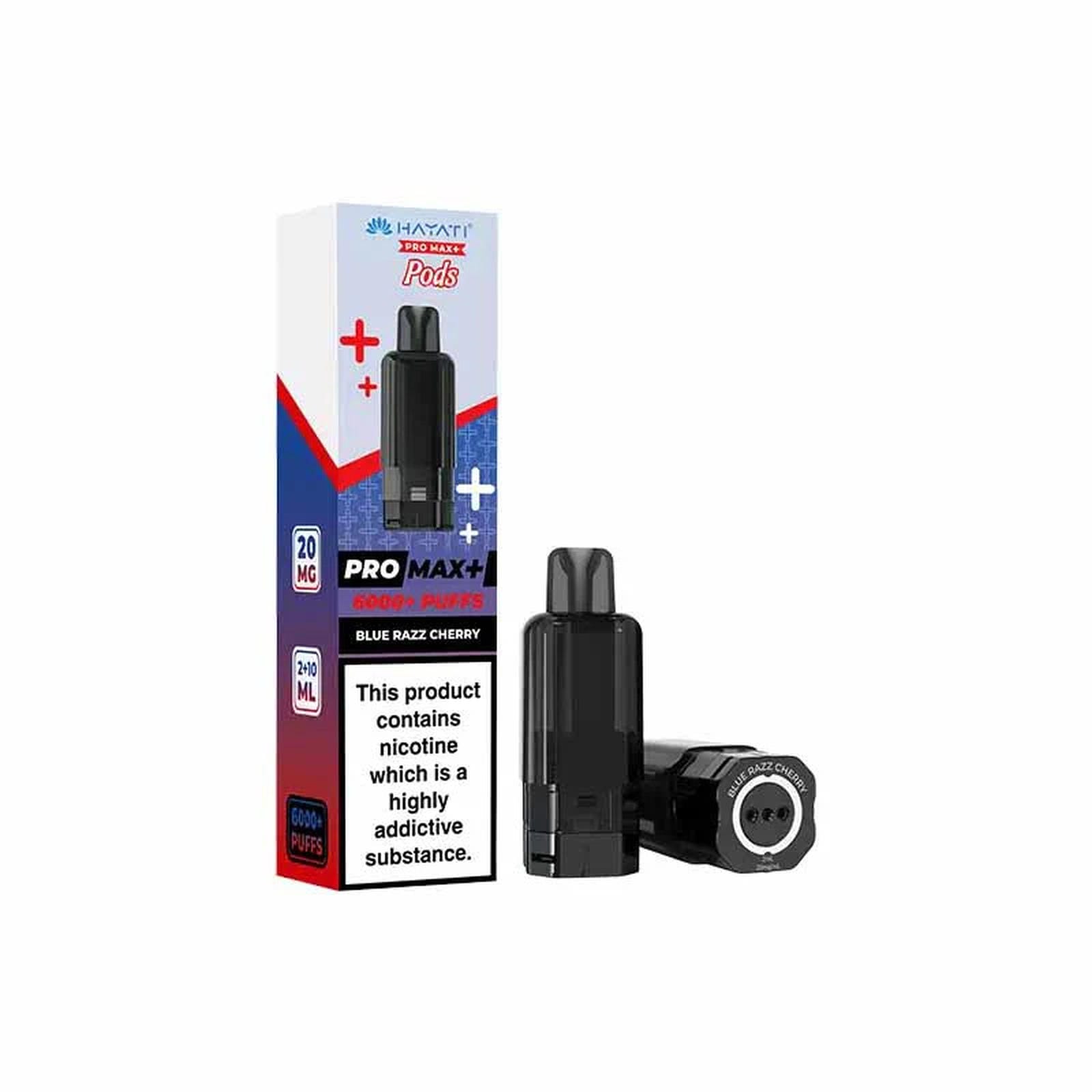 Hayati Pro Max 6K Prefilled Replacement Pod, Blue Razz Cherry Flavour