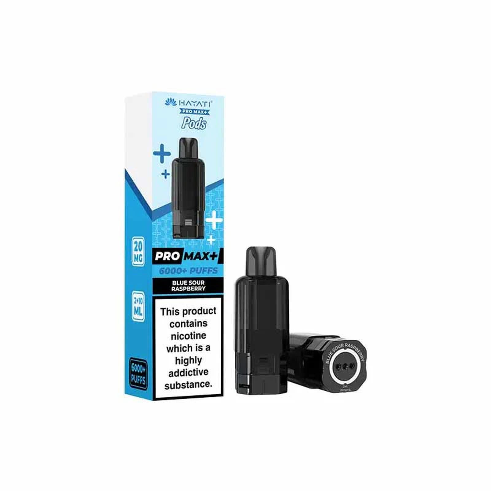 Hayati Pro Max 6K Prefilled Replacement Pod, Blue Sour Raspberry Flavour
