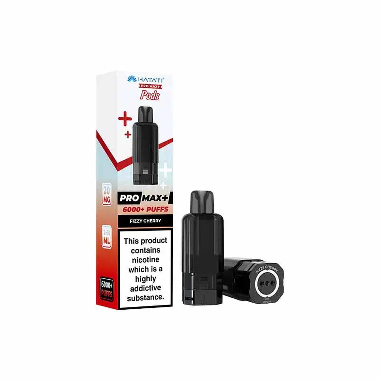 Hayati Pro Max 6K Prefilled Replacement Pod, Fizzy Cherry Flavour