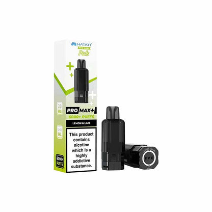 Hayati Pro Max 6K Prefilled Replacement Pod, Lemon Lime Flavour