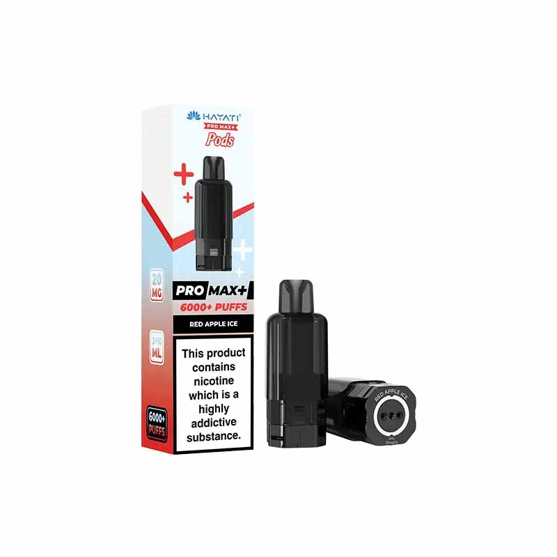 Hayati Pro Max 6K Prefilled Replacement Pod, Red Apple Ice Flavour 