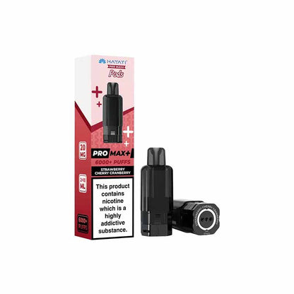 Hayati Pro Max 6K Prefilled Replacement Pod, Strawberry Cherry Cranberry Flavour