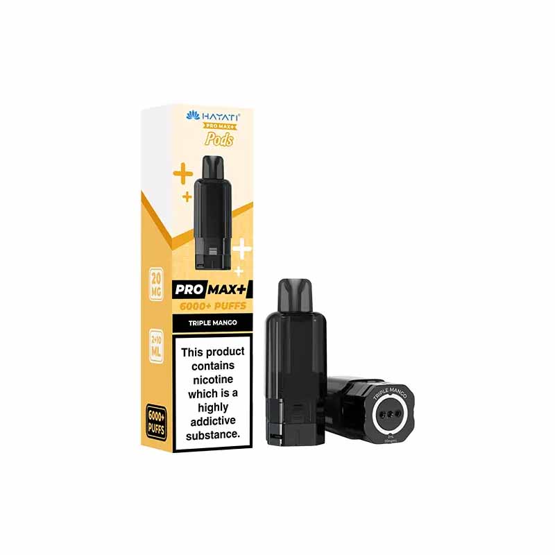 Hayati Pro Max 6K Prefilled Replacement Pod, Triple Mango Flavour