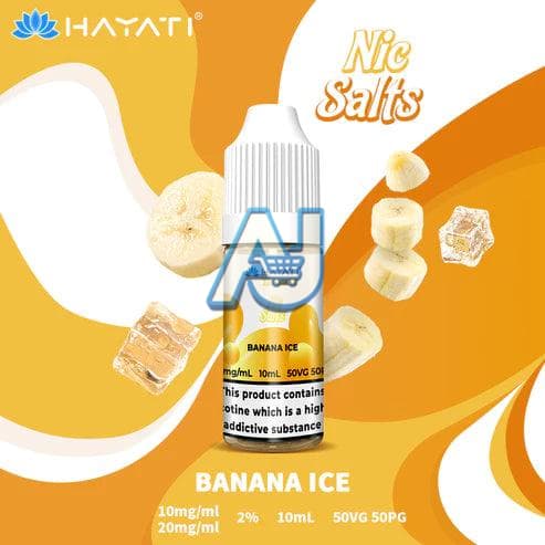 Hayati Pro Max Nic Salts Box of 10, Banana Ice Flavour