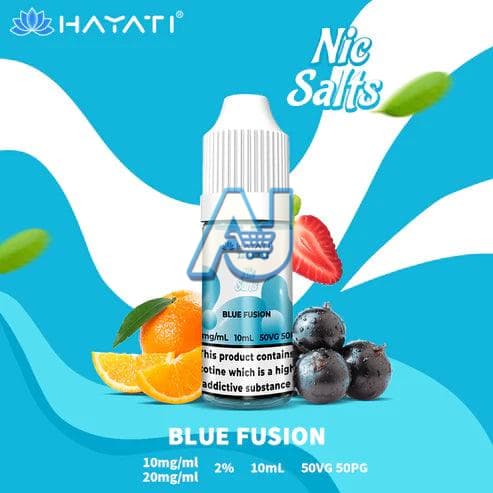 Hayati Pro Max Nic Salts Box of 10, Blue Fusion Flavour