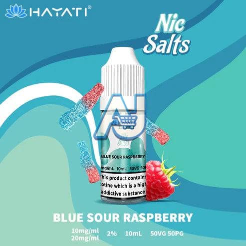 Hayati Pro Max Nic Salts Box of 10, Blue Sour Raspberry Flavour