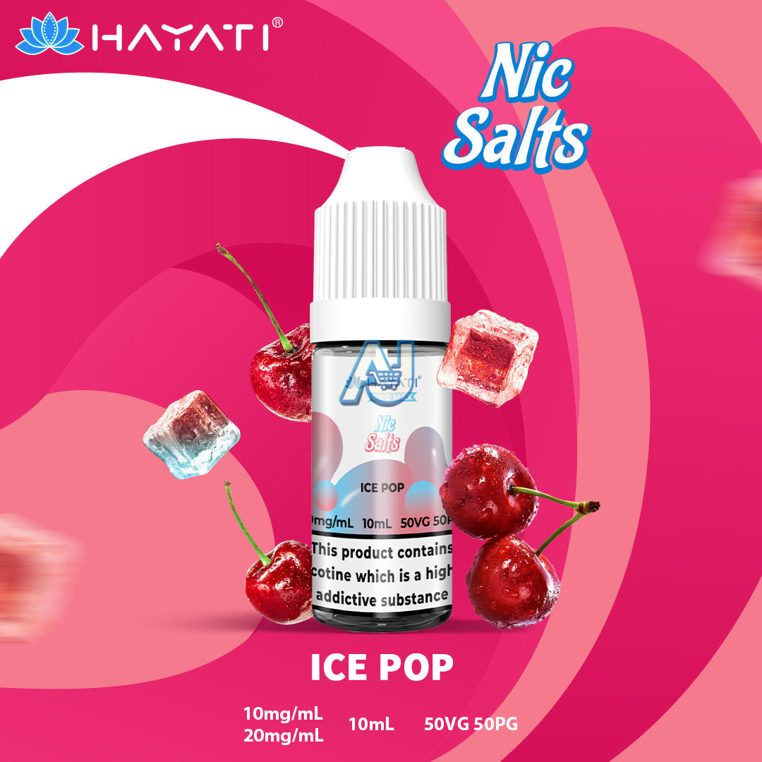Hayati Pro Max Nic Salts Box of 10, Ice Pop Flavour