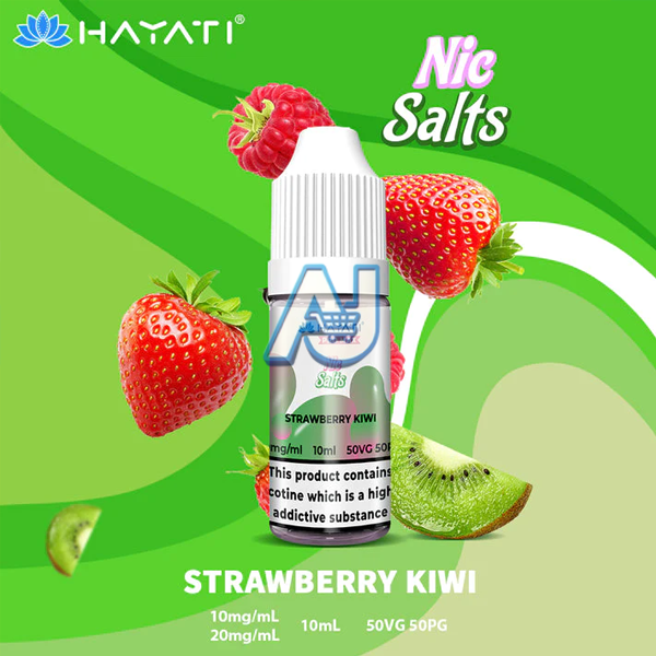 Hayati Pro Max Nic Salts Box of 10, Strawberry Kiwi Flavour