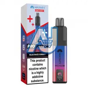 Hayati Pro Max Plus 6000 Puffs Pod Vape Kit, Blue Razz Cherry Flavor