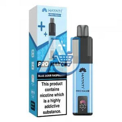 Hayati Pro Max Plus 6000 Puffs Pod Vape Kit, Blue Sour Raspberry Flavor