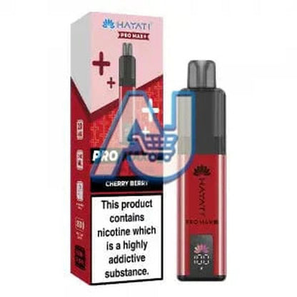 Hayati Pro Max Plus 6000 Puffs Pod Vape Kit, Cherry Berry Flavor
