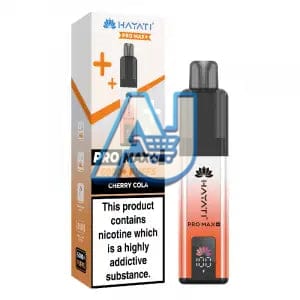 Hayati Pro Max Plus 6000 Puffs Pod Vape Kit, Cherry Cola Flavor