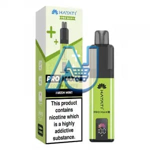 Hayati Pro Max Plus 6000 Puffs Pod Vape Kit, Fresh Mint Flavor