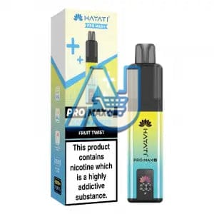 Hayati Pro Max Plus 6000 Puffs Pod Vape Kit, Fruit Twist Flavor