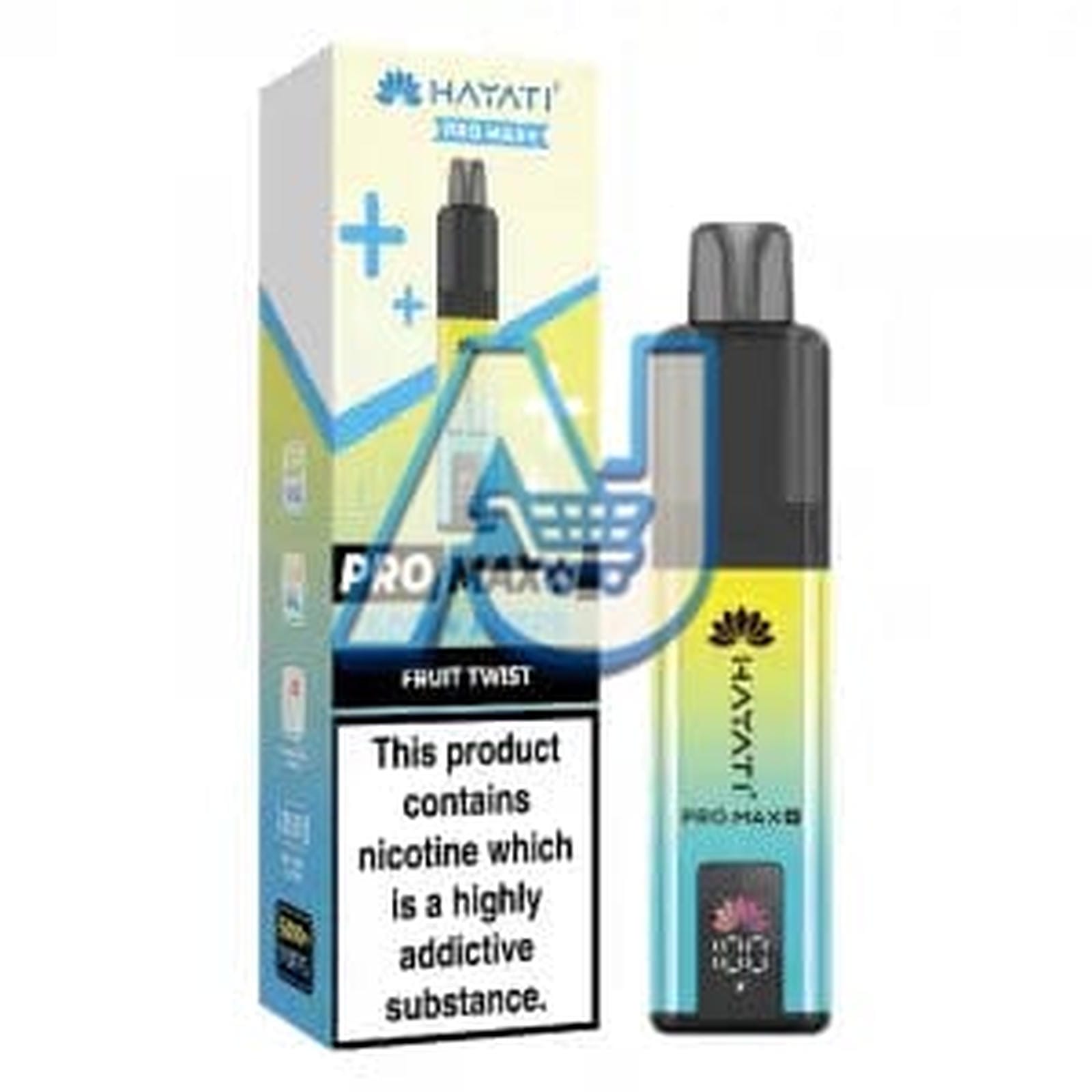Hayati Pro Max Plus 6000 Puffs Pod Vape Kit, Fruit Twist Flavor