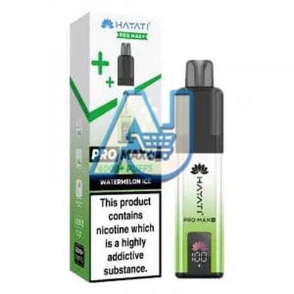 Hayati Pro Max Plus 6000 Puffs Pod Vape Kit, Watermelon Ice Flavor