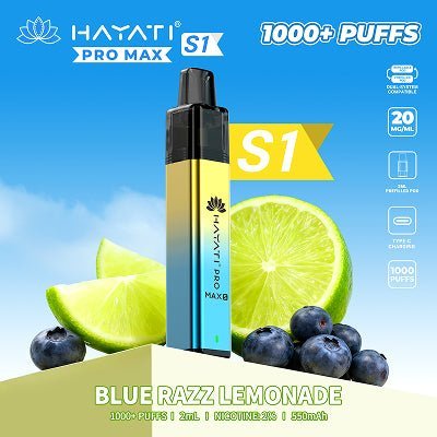 Hayati Pro Max S1 Prefilled Vape Box of 10 - option1