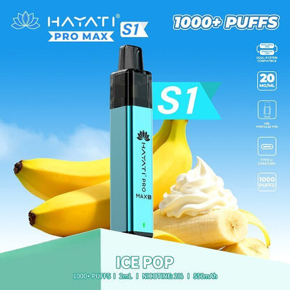 Hayati Pro Max S1 Prefilled Vape Box of 10 - option1