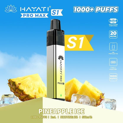 Hayati Pro Max S1 Prefilled Vape Box of 10 - option1