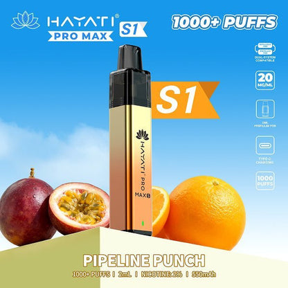 Hayati Pro Max S1 Prefilled Vape Box of 10 - option1