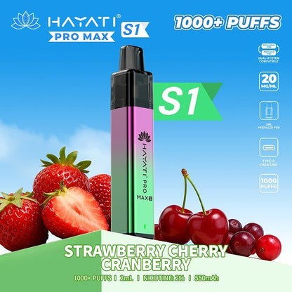 Hayati Pro Max S1 Prefilled Vape Box of 10 - option1