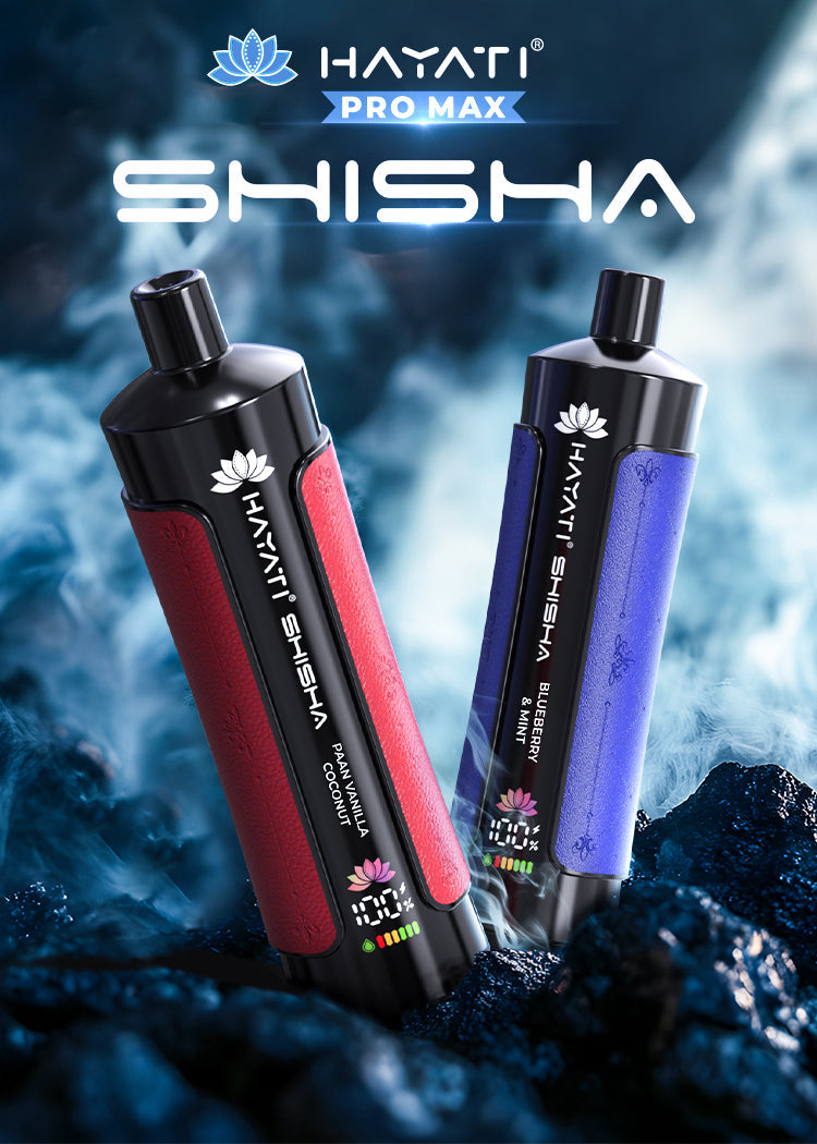 Hayati Pro Max Shisha 15000 Puffs Prefilled Vape Pod Kit Box of 10, Aj Super Store