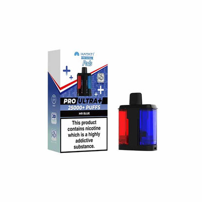 Hayati Pro Ultra 25K Prefilled Replacement Pod, Mr Blue Flavour