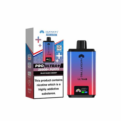 Hayati Pro Ultra Plus 25000 Prefilled Pod Kit, Blue Razz Cherry Flavour