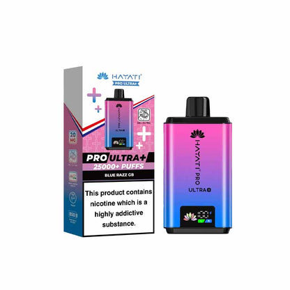 Hayati Pro Ultra Plus 25000 Prefilled Pod Kit, Blue Razz GB Flavour