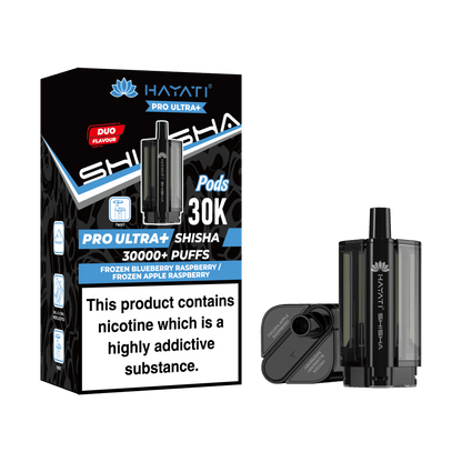 Hayati Pro Ultra Plus Shisha 30k Prefilled Pods Box of 5 - Wholesale Price !