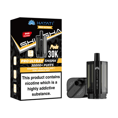 Hayati Pro Ultra Plus Shisha 30k Prefilled Pods Box of 5 - Wholesale Price !