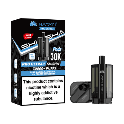 Hayati Pro Ultra Plus Shisha 30k Prefilled Pods Box of 5 - Wholesale Price !