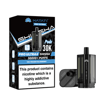 Hayati Pro Ultra Plus Shisha 30k Prefilled Pods Box of 5 - Wholesale Price !