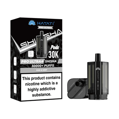 Hayati Pro Ultra Plus Shisha 30k Prefilled Pods Box of 5 - Wholesale Price !