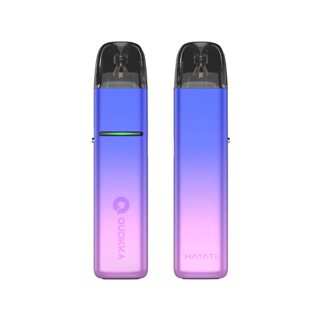 Hayati Quokka Elite Pink Blue Gradient Pod Vape Kit perfect for Nic Salt E-liquids 