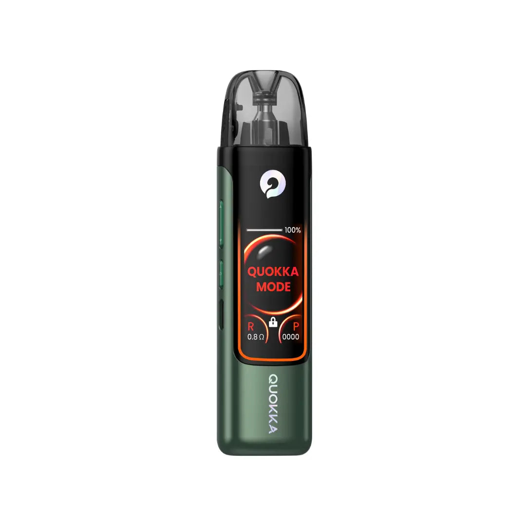 Hayati Quokka Pro Moss Green Pod Vape Kit Perfect For Nic Salt E-liquids 