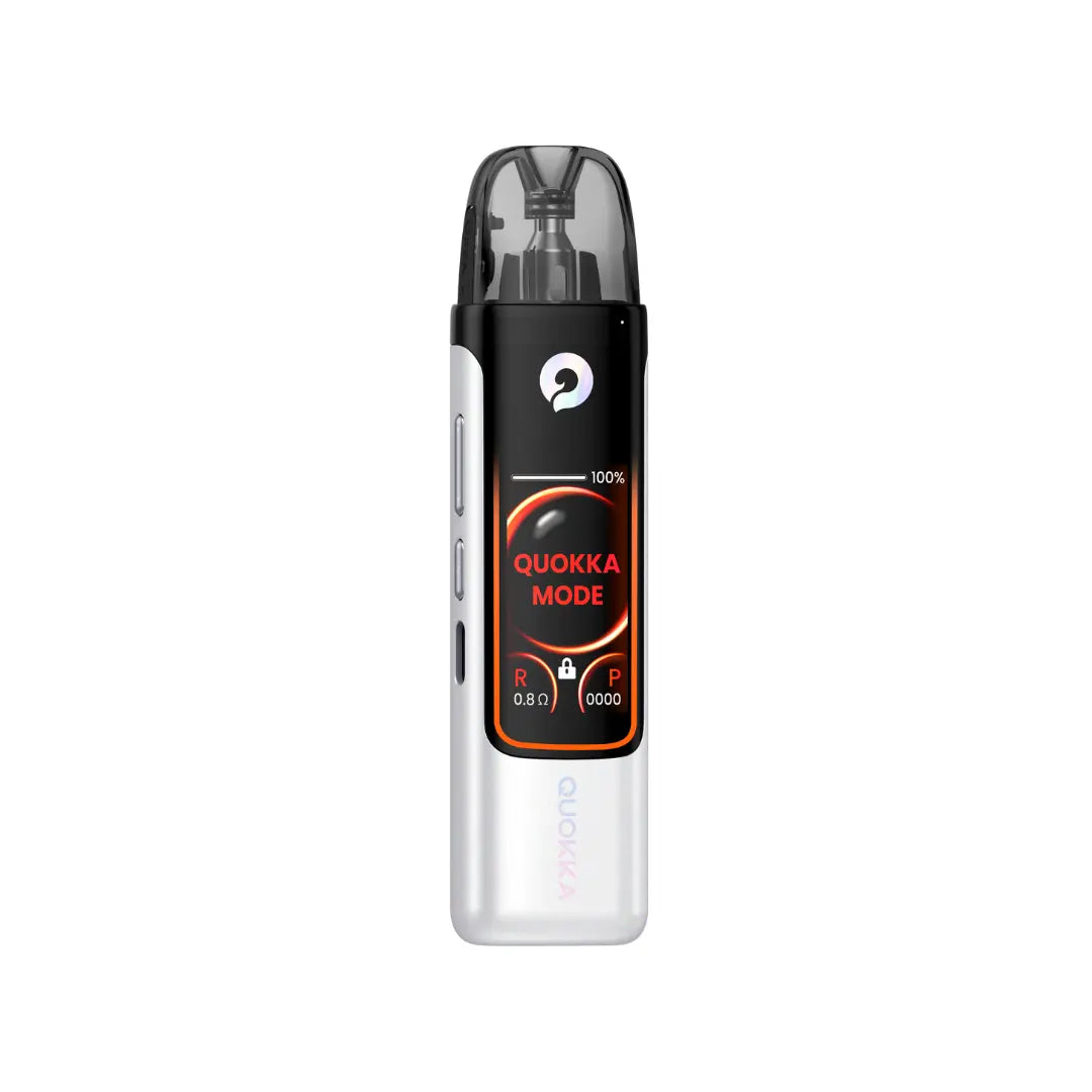 Hayati Quokka Pro Pearl White Pod Vape Kit Perfect For Nic Salt E-liquids 