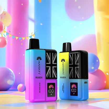 Hayati Rubik 7000 Puffs Prefilled Pod Kit Box of 5, Blue Razz GB, Blueberry Cherry Cranberry Flavour