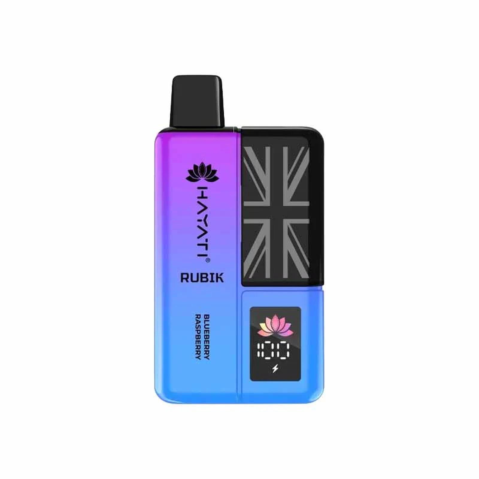 Hayati Rubik 7000 Puffs Prefilled Pod Vape Kit, Blue Berry Raspberry Flavour