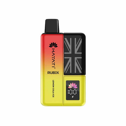 Hayati Rubik 7000 Puffs Prefilled Pod Vape Kit, Lemon Cola Ice Flavour