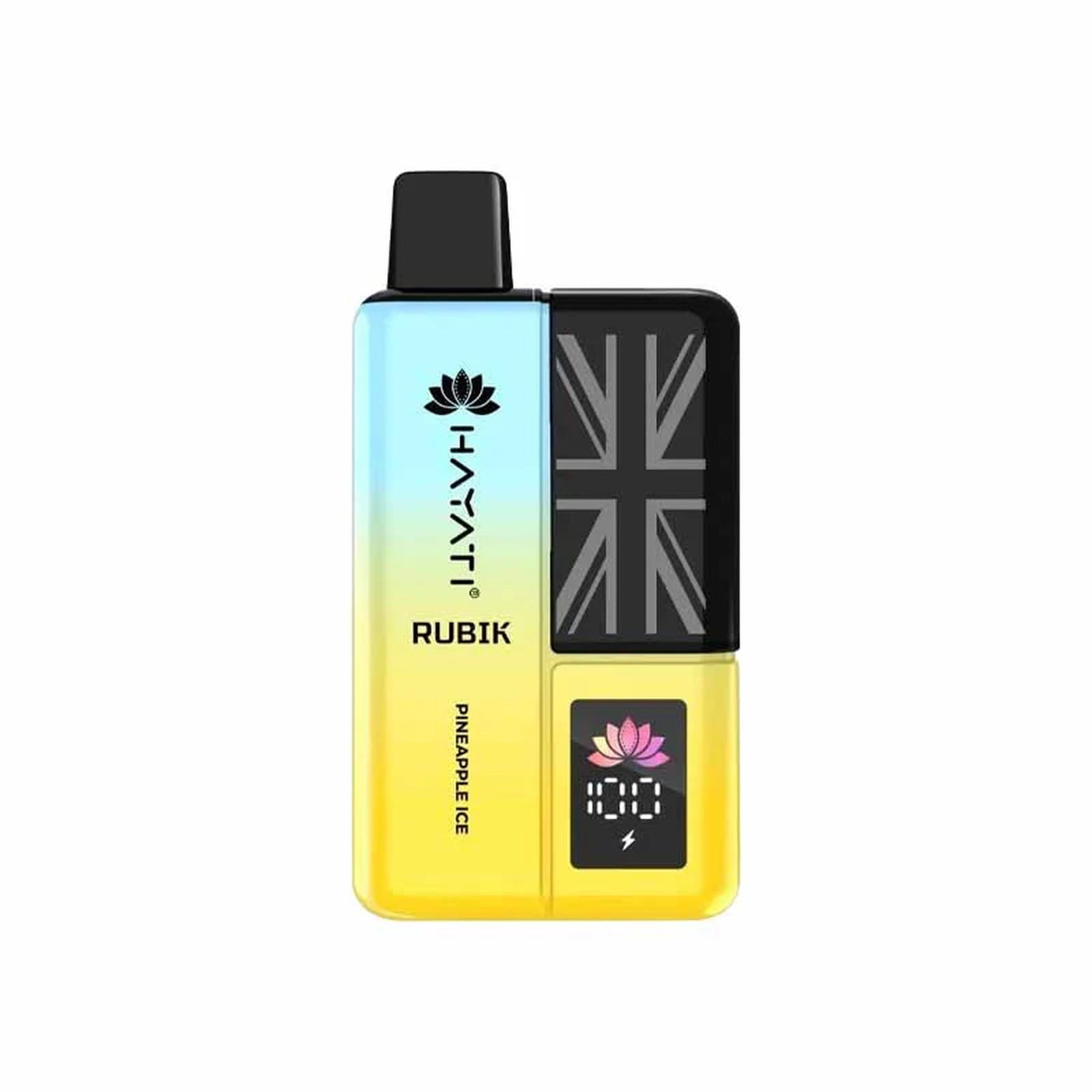 Hayati Rubik 7000 Puffs Prefilled Pod Vape Kit, Pineapple Ice Flavour