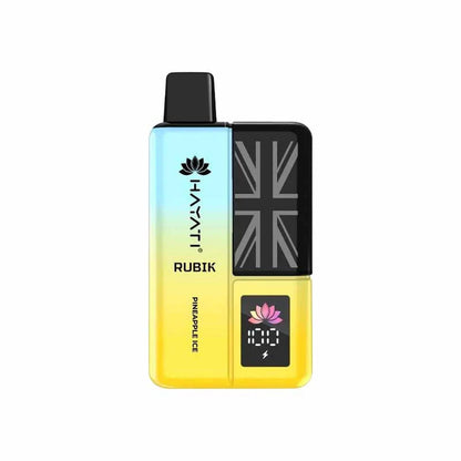 Hayati Rubik 7000 Puffs Prefilled Pod Vape Kit, Pineapple Ice Flavour