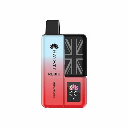 Hayati Rubik 7000 Puffs Prefilled Pod Vape Kit, Red Apple Ice Flavour