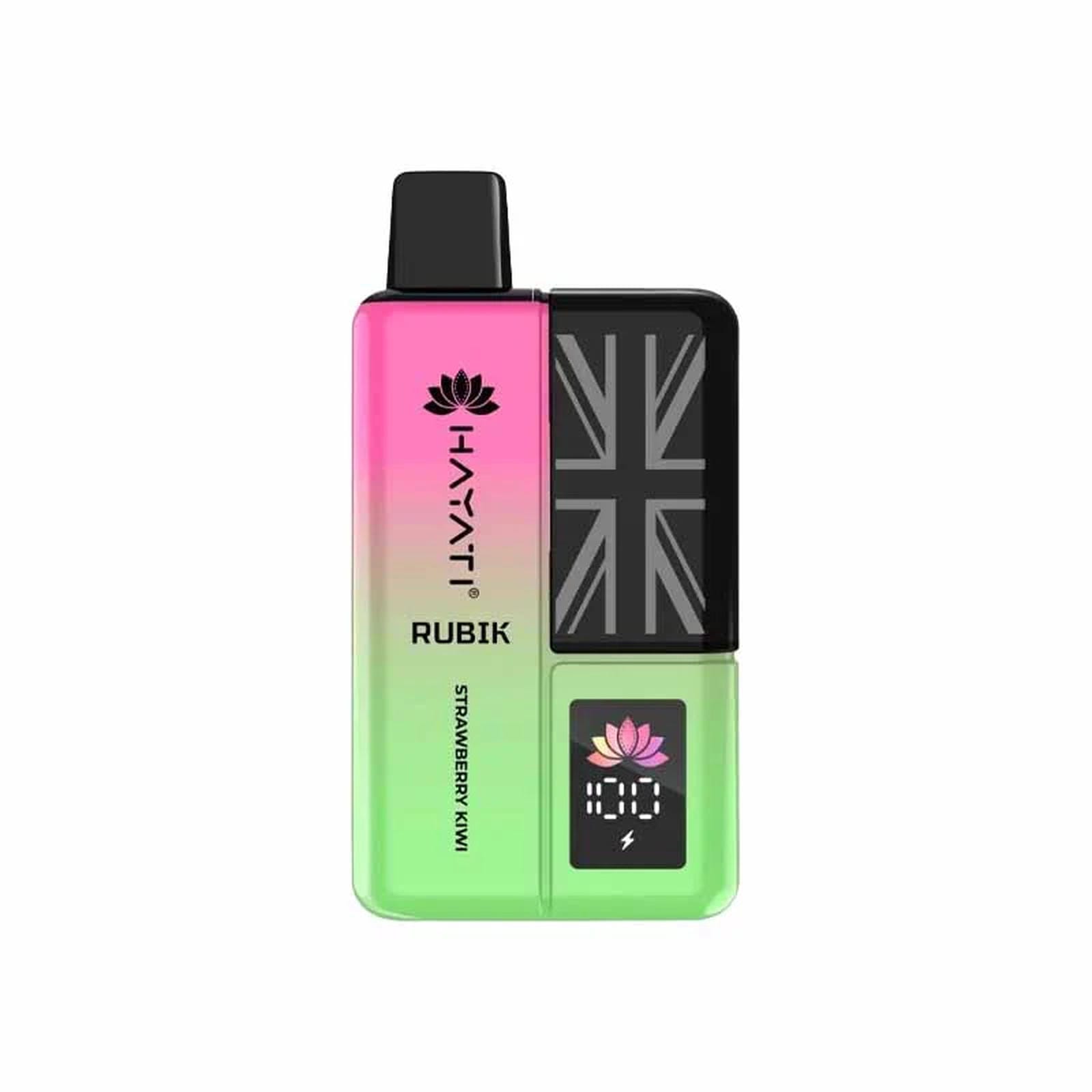 Hayati Rubik 7000 Puffs Prefilled Pod Vape Kit, Strawberry Ice Flavour