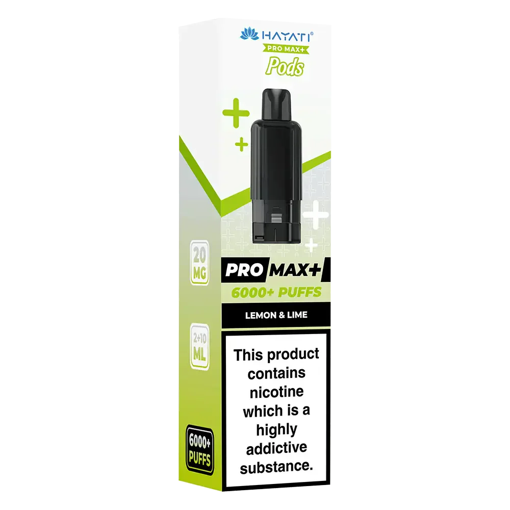 Hayati Pro Max 6000+ Lemon & Lime Prefilled Pod