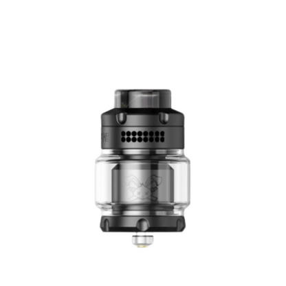Hellvape Dead Rabbit 3 RTA 2024 Edition in matte black, featuring a sleek, compact design.