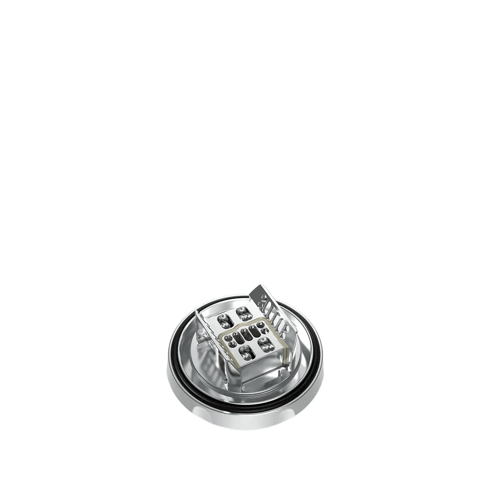 Silver Hellvape Dead Rabbit 3 RTA base on a white background.