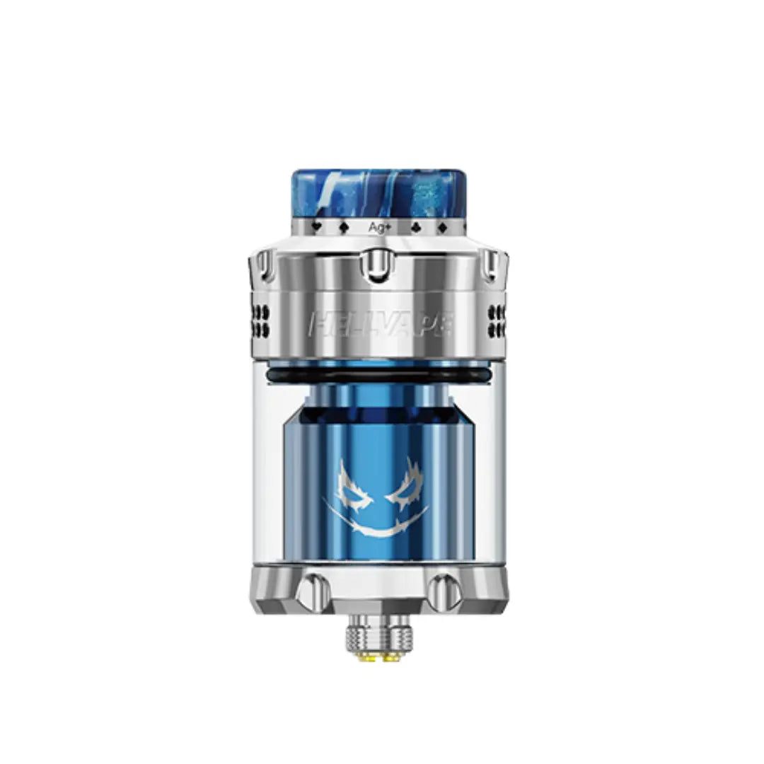 Hellvape Dead Rabbit 3 RTA J Edition Shiny Stainless Steel blue colour