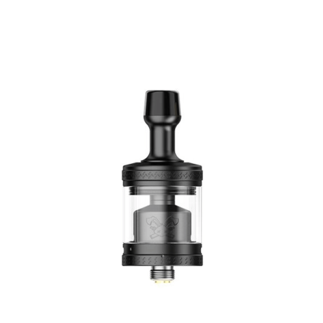 Hellvape Dead Rabbit MTL RTA V2 in matte black, featuring a sleek cylindrical design.